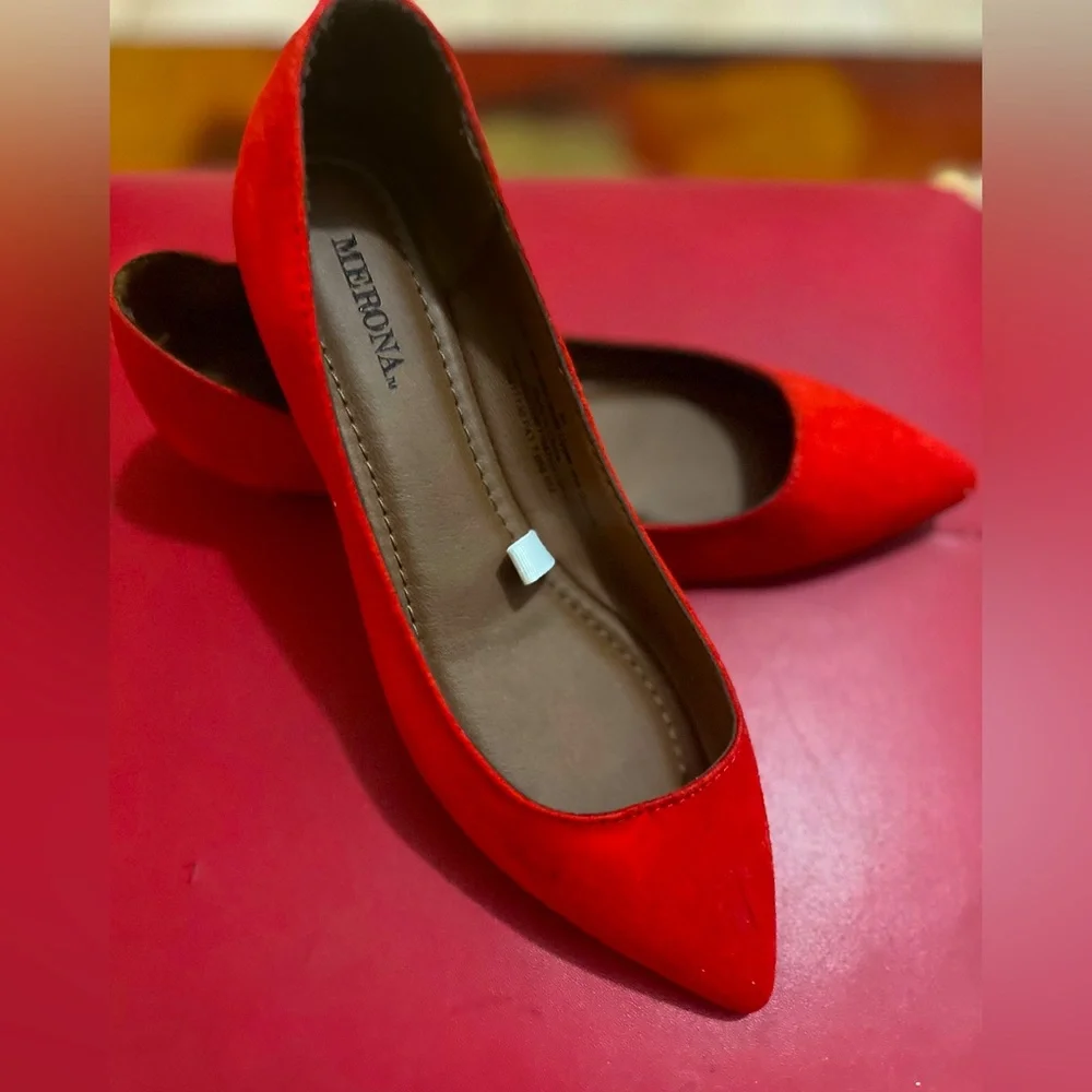Merona red flats - Picture 1 of 4